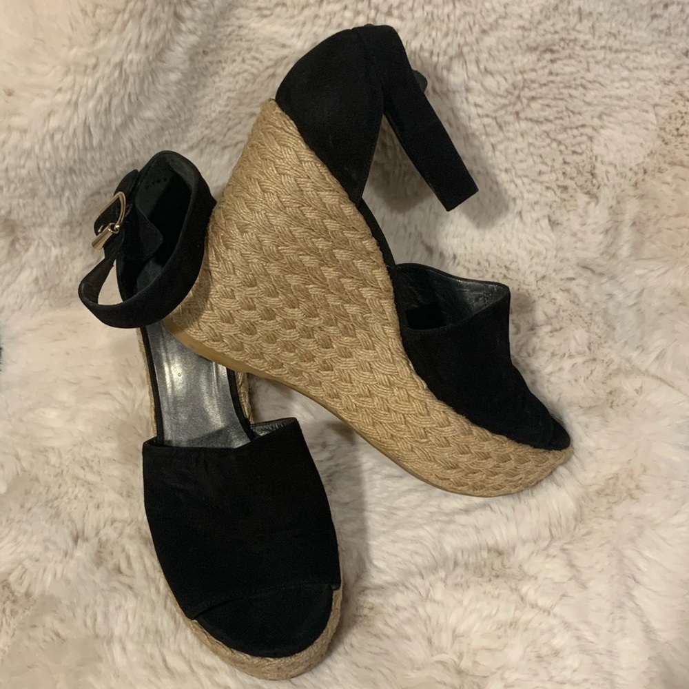 Stuart Weitzman Espadrille Wedge Size 9.5